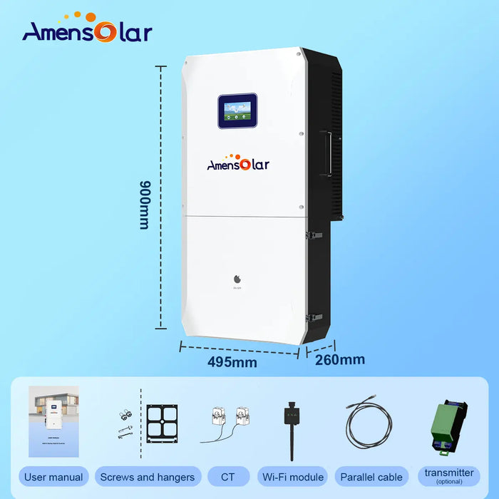AmenSolar 16KW Split Phase Hybrid Solar Inverter (N3H-X16US)