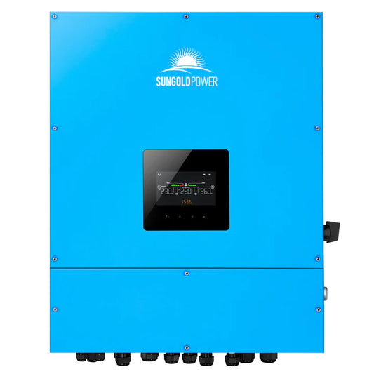 Sungold Power Bluepower Ip6048 6000w 48v Hybrid Solar Inverter ( Ac Coupled Ip65 )