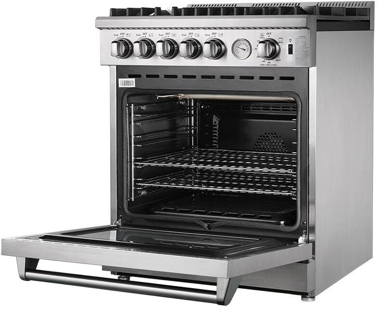 Forno 30″ Lseo Gas Burner / Gas Oven in Stainless Steel 5 Italian Burners FRB, FFSGS6275-30