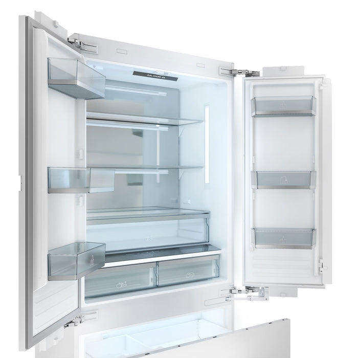 Thor Kitchen 36" Custom Panel Ready Built-In Refrigerator with Water Dispenser, XRF3619BFP