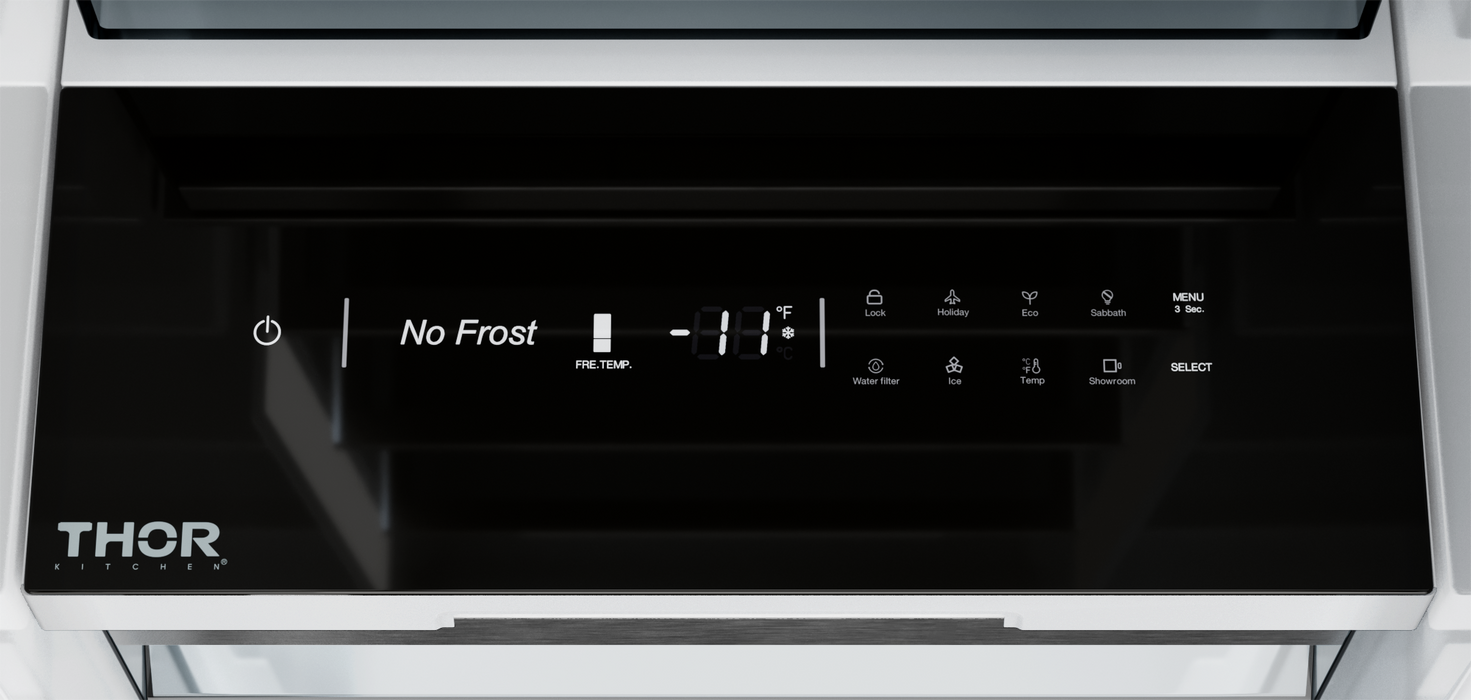 Thor Kitchen 18" 8.6 cu. ft. Built-In Freezer Column- Panel Ready with Automatic Ice Maker (XRF18CFZ)