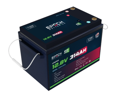 Epoch Batteries 12V 314Ah Eco Series LiFePO4 Battery