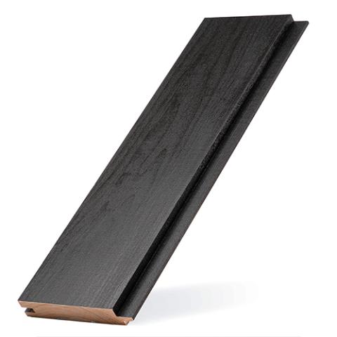 Prosaunas Aspen Midnight Black 1x4 (15mm x 90mm) T&G STS4 Sauna Wood