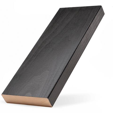 Prosaunas Aspen Midnight Black 2x5 (28mm x 120mm) S4SEE SHP Sauna Wood