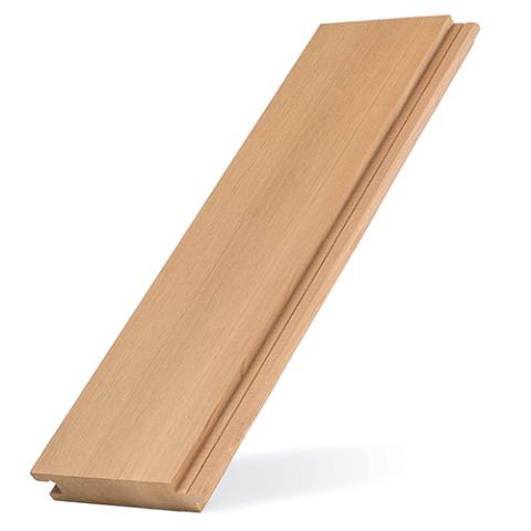 Prosaunas Cedar 1x4 VG T&G NG Sauna Wood, Vertical Grain, Clear Grade A+, Tongue & Groove, Nickel-Gap, Wall Material