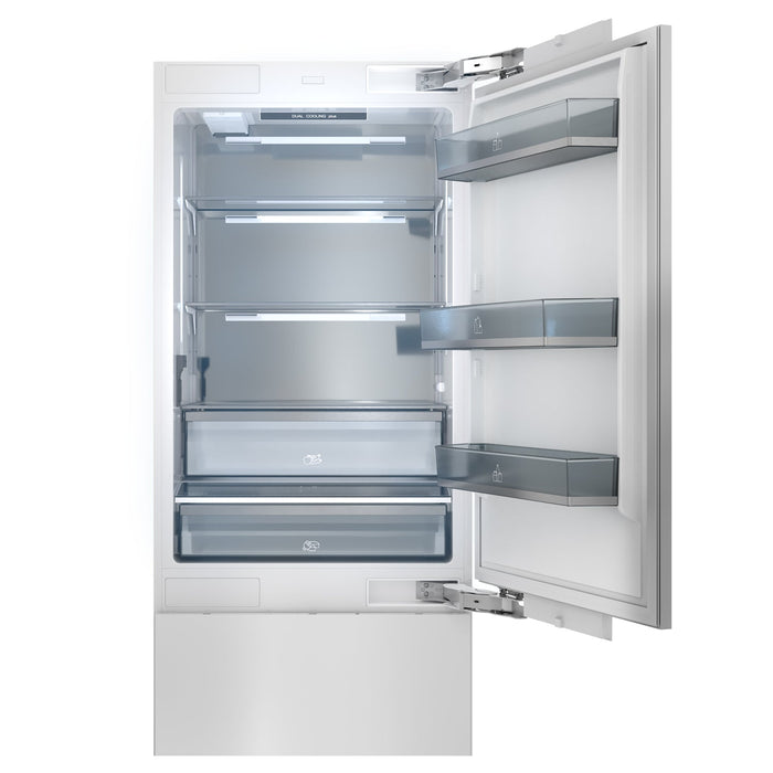 Thor Kitchen 30" Custom Panel Ready Built-In Refrigerator with Water Dispenser, XRF3016BBP