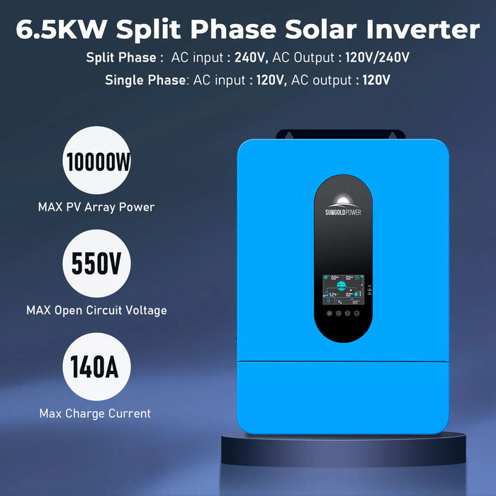 Sungold Power 6.5kW 48V Split Phase Solar Inverter (SPH6548P)