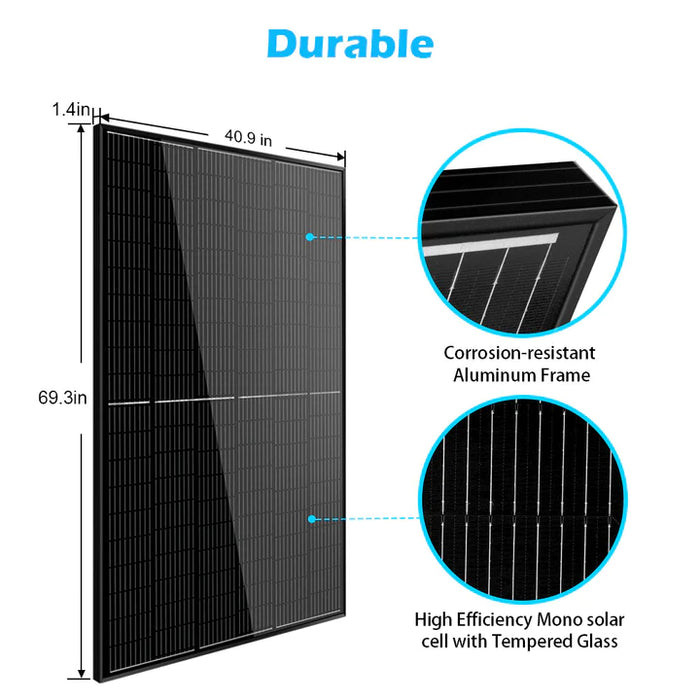 Sungold Power 370w Mono Black Solar Panel