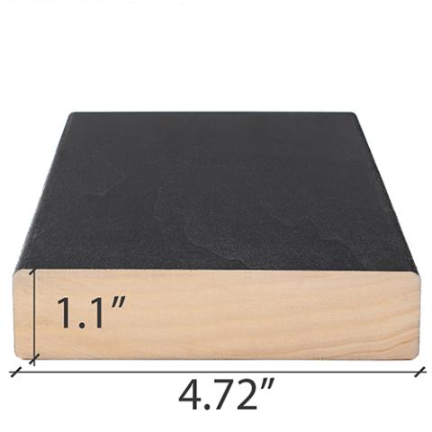 Prosaunas Aspen Midnight Black 2x5 (28mm x 120mm) S4SEE SHP Sauna Wood