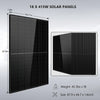 Sungold Power Off-Grid Solar Kit 15000w 48vdc 120v/240v Lifepo4 20.48kwh Lithium Battery 18 X 415 Watts Solar Panels Sgr-15k20e