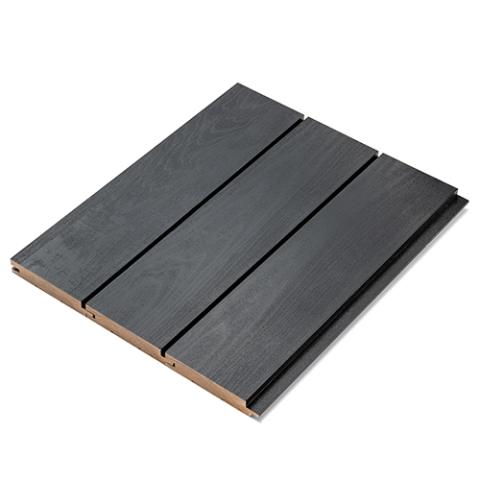 Prosaunas Aspen Midnight Black 1x4 (15mm x 90mm) T&G STS4 Sauna Wood