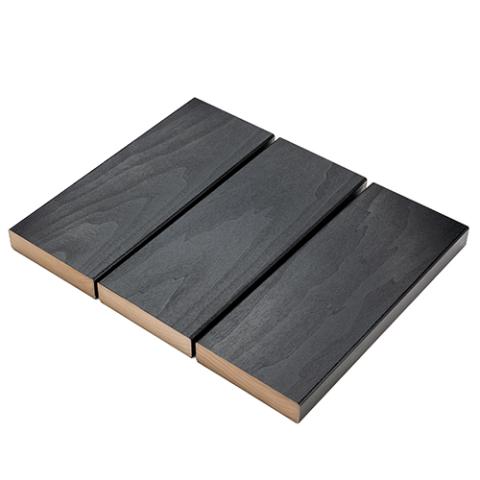 Prosaunas Aspen Midnight Black 2x5 (28mm x 120mm) S4SEE SHP Sauna Wood