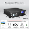 Sungold Power 48v 100ah Server Rack Lifepo4 Lithium Battery Sg48100p