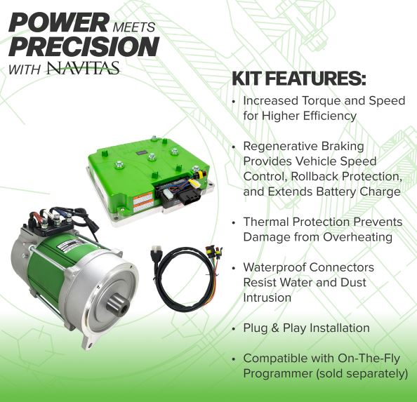 Navitas DC to AC Conversion Kit with On-the-Fly Programmer 600A 5KW - Club Car (1268 Non-ITS)