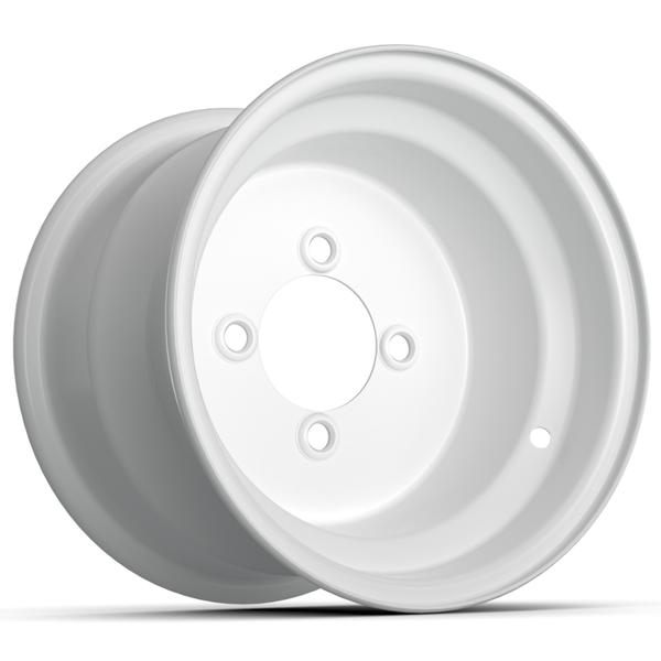 GTW 10x7 White Steel Wheel (3:4 Offset)