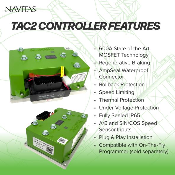 Navitas DC to AC Conversion Kit 600A 5KW - EZGO Shuttle, S6, L6, S4 H.O. 48V Models