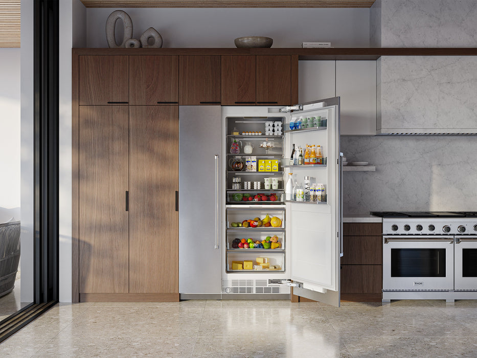 Thor Kitchen 30" 16.6 cu. ft. Built-In Refrigerator Column - Panel Ready with Interior Water Dispenser (XRF30CRF)