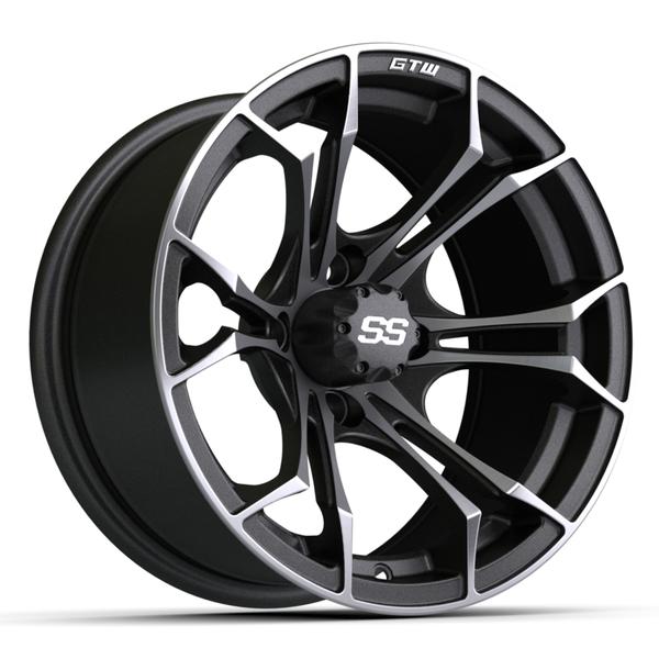 GTW 14" Spyder Matte Grey Wheel