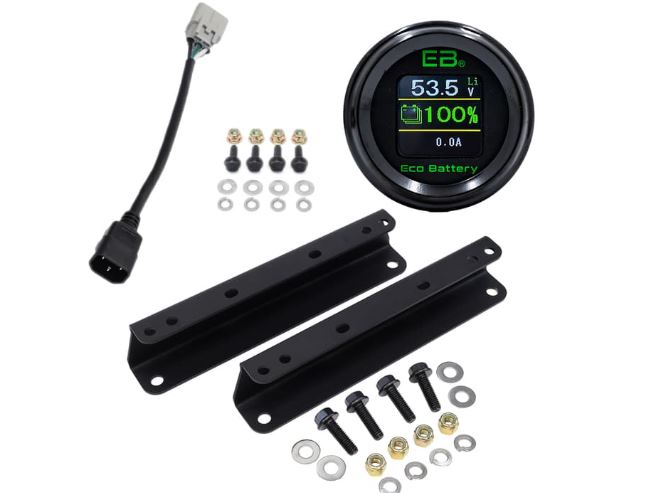 Eco Battery Club Car Carryall (2015+) Installation Kit for 51V 160Ah LiFePO4 Lithium Battery