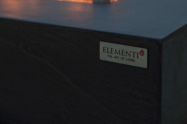 Elementi Plus | Roraima Fire Table - Slate Black