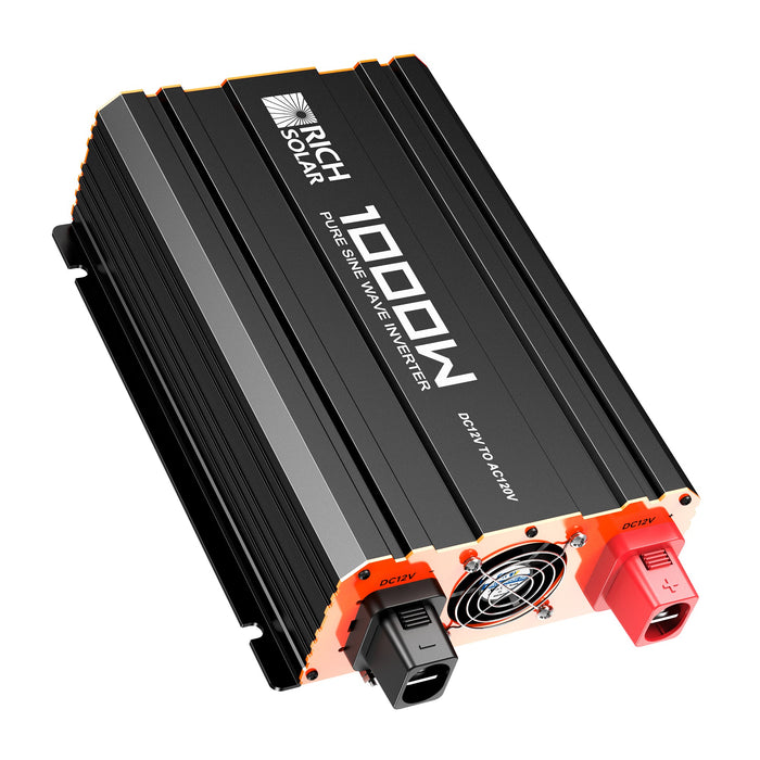 Rich Solar Nova Pure 1K - 1000W (1kW) 12V Industrial Pure Sine Wave Inverter