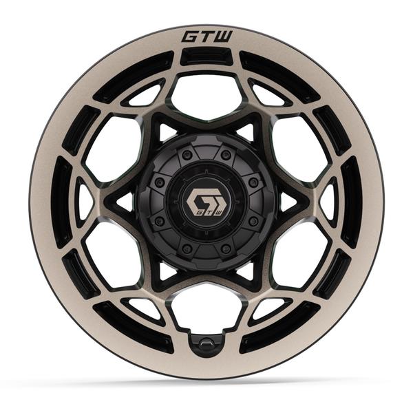 GTW 12" Nexus Gloss Black with Satin Bronze Face Wheel