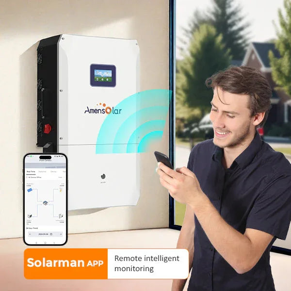 AmenSolar 10KW Split Phase Hybrid Solar Inverter (N3H-X10US)