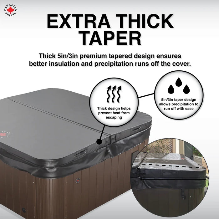 Canadian Spa OEM Spa Cover - Toronto/Edmonton - Brown