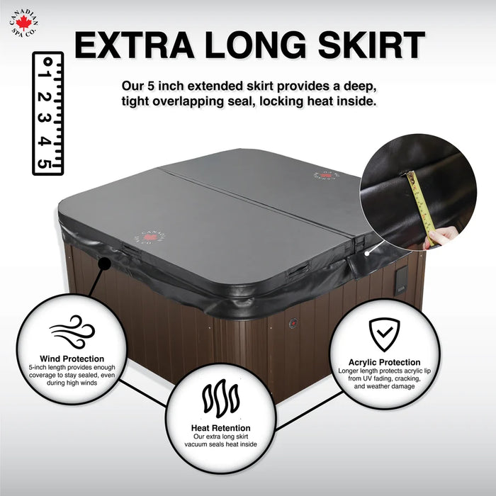 Canadian Spa OEM Spa Cover - Toronto/Edmonton - Brown