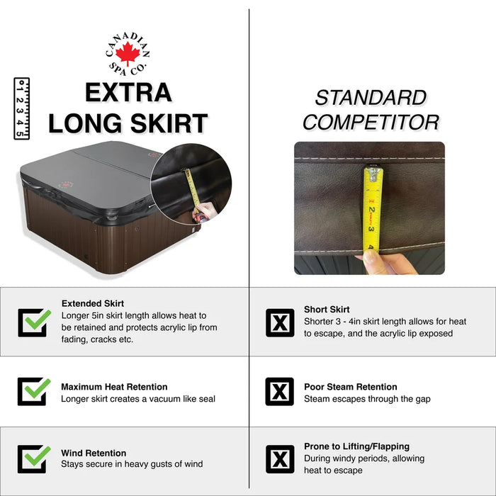 Canadian Spa OEM Spa Cover - Toronto/Edmonton - Brown