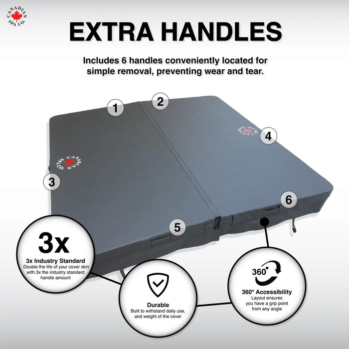 Canadian Spa OEM Spa Cover - Toronto/Edmonton - Brown