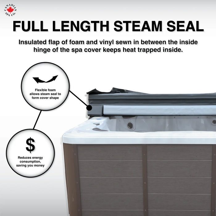 Canadian Spa OEM Spa Cover - Toronto/Edmonton - Brown