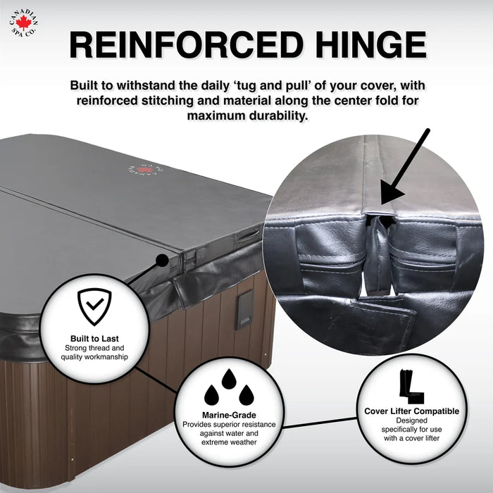 Canadian Spa OEM Spa Cover - Toronto/Edmonton - Brown