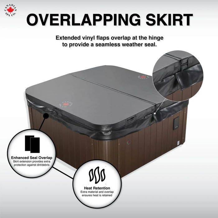 Canadian Spa OEM Spa Cover - Toronto/Edmonton - Brown