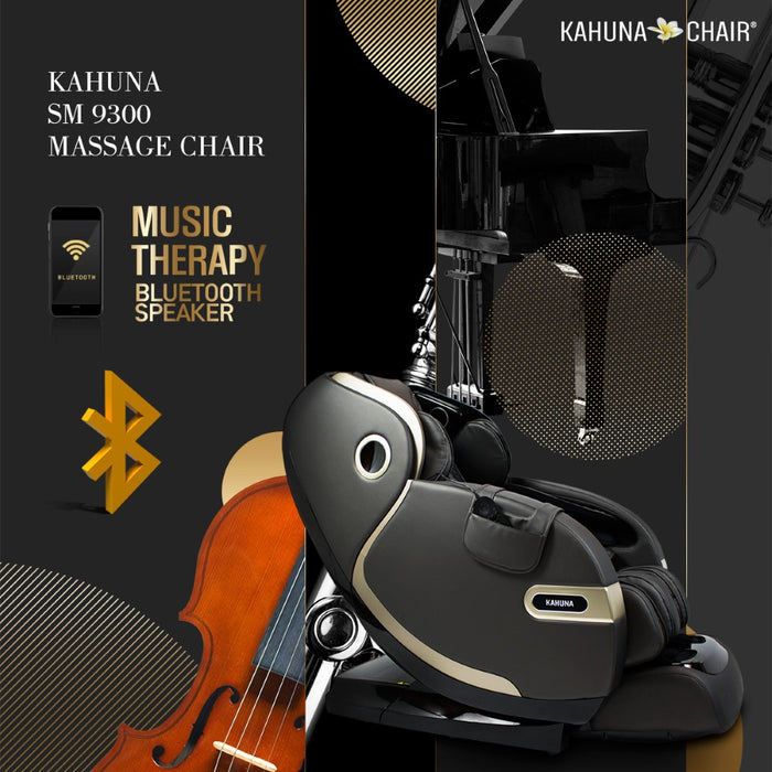 Kahuna Massage Chair Kahuna 4D HSL-track with Infrared heating SM-9300 Grey