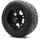 MODZ 12" Vampire Matte Black - Lifted Tires and Wheels Combo