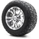 MODZ 2" Vampire Machined Black Wheels & Off-Road Tires Combo