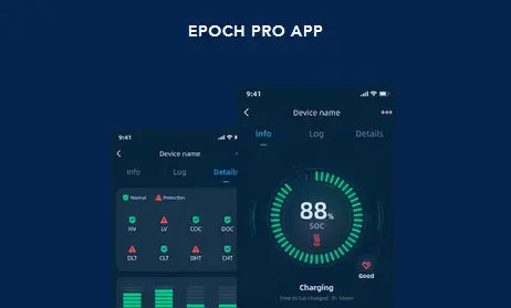 Epoch Batteries 12V 50Ah | Bluetooth | LiFePO4 Battery