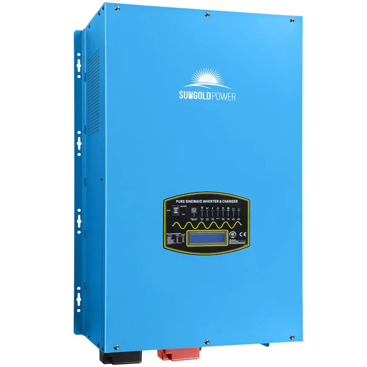 Sungold Power 10000w 24v Split Phase Pure Sine Wave Solar Inverter Cha ...