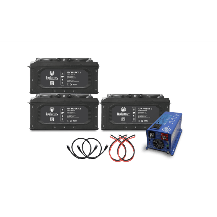 Big Battery 12V 3X HUSKY 2 KIT – AIMS