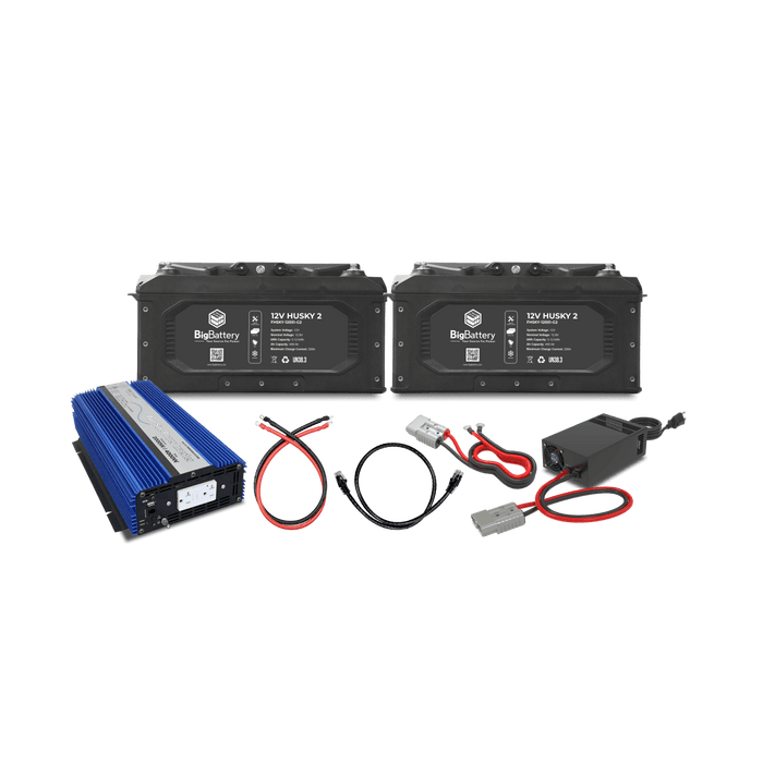 Big Battery 12V 2X HUSKY 2 KIT – AIMS + CHARGER