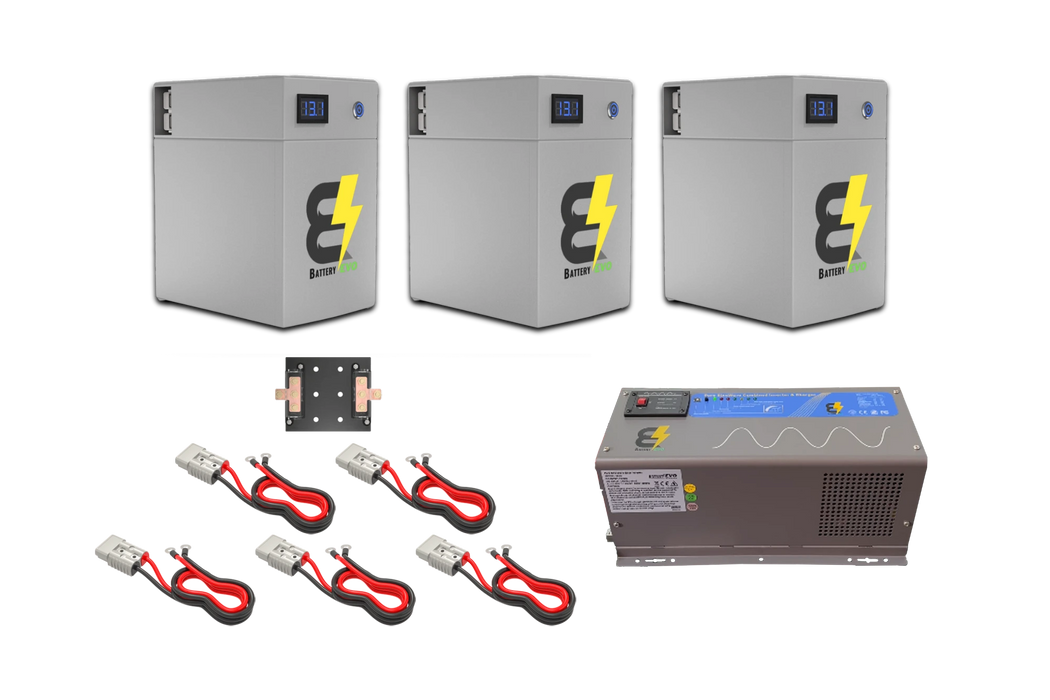 Battery Evo 12V Owl 105 (4D Battery) - 105Ah 1.35kWH with Inverter Option