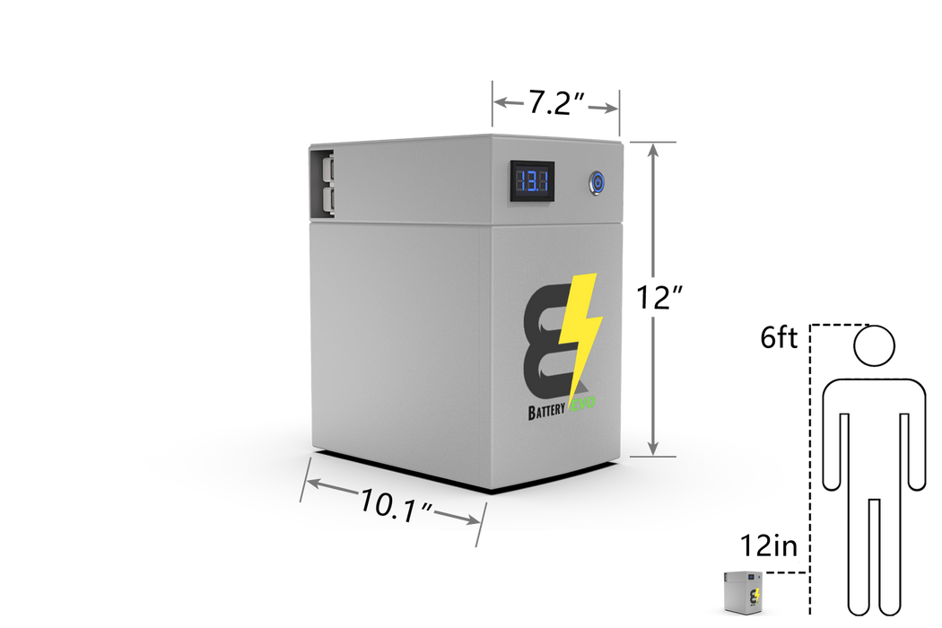 Battery Evo 12V Owl 105 (4D Battery) - 105Ah 1.35kWH with Inverter Option