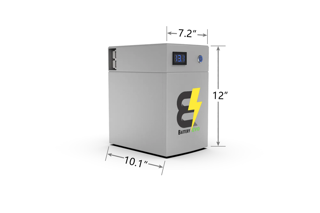 Battery Evo 12V Owl 105 (4D Battery) - 105Ah 1.35kWH with Inverter Option