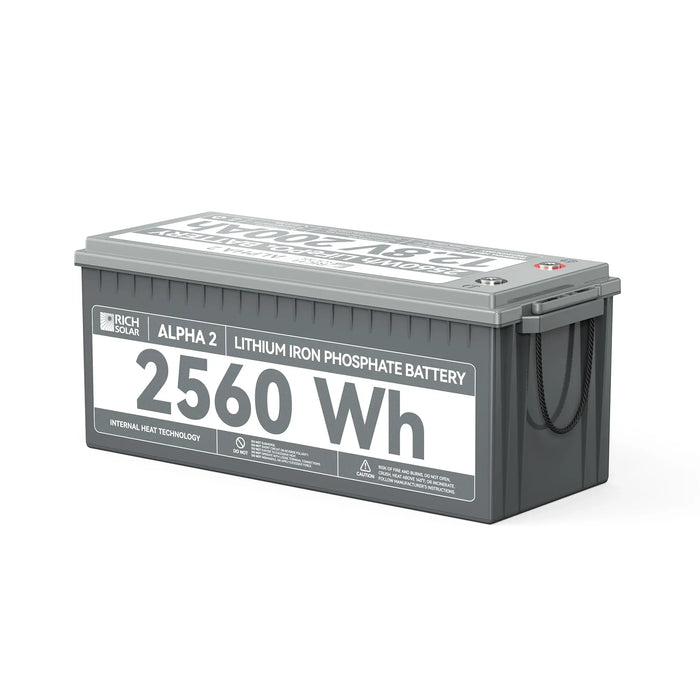 RICH SOLAR Alpha 2 | 12V 200Ah LiFePO4 Battery