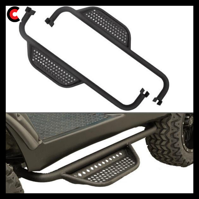 MJFX Armor Golf Cart Nerf Bar w/ Side Step (Brackets Required)