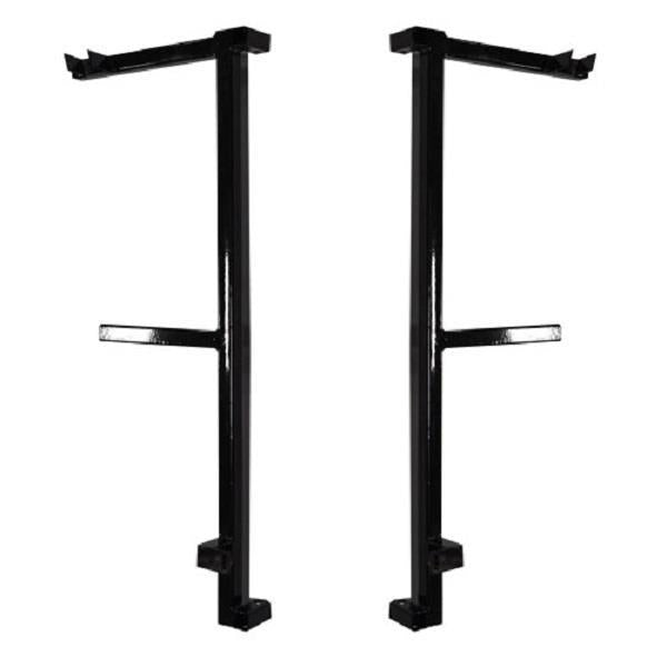 MJFX Brackets for Armor Nerf Bar w/ Side Step - EZGO RXV