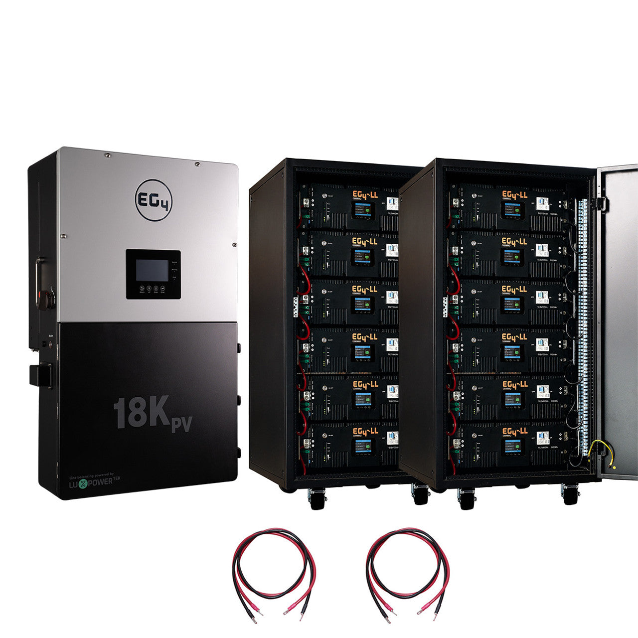 EG4 18KPV Hybrid Inverter System Bundle - 61.44kWH EG4 Lithium Powerwall