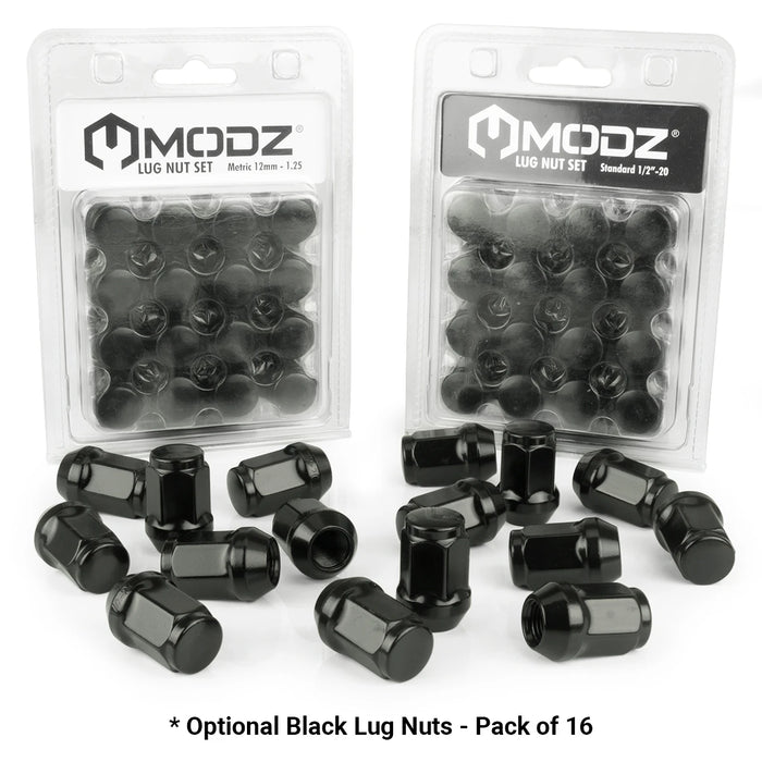 MODZ 14" Godfather Glossy Black Wheels & Off-Road Tires Combo