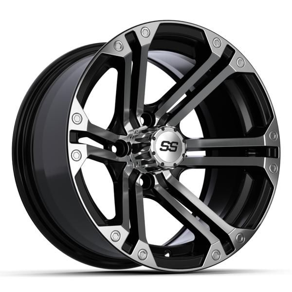 GTW 14" Specter Black with Machined Accents Wheel
